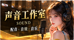 声音工作室与创作者日志频道视觉